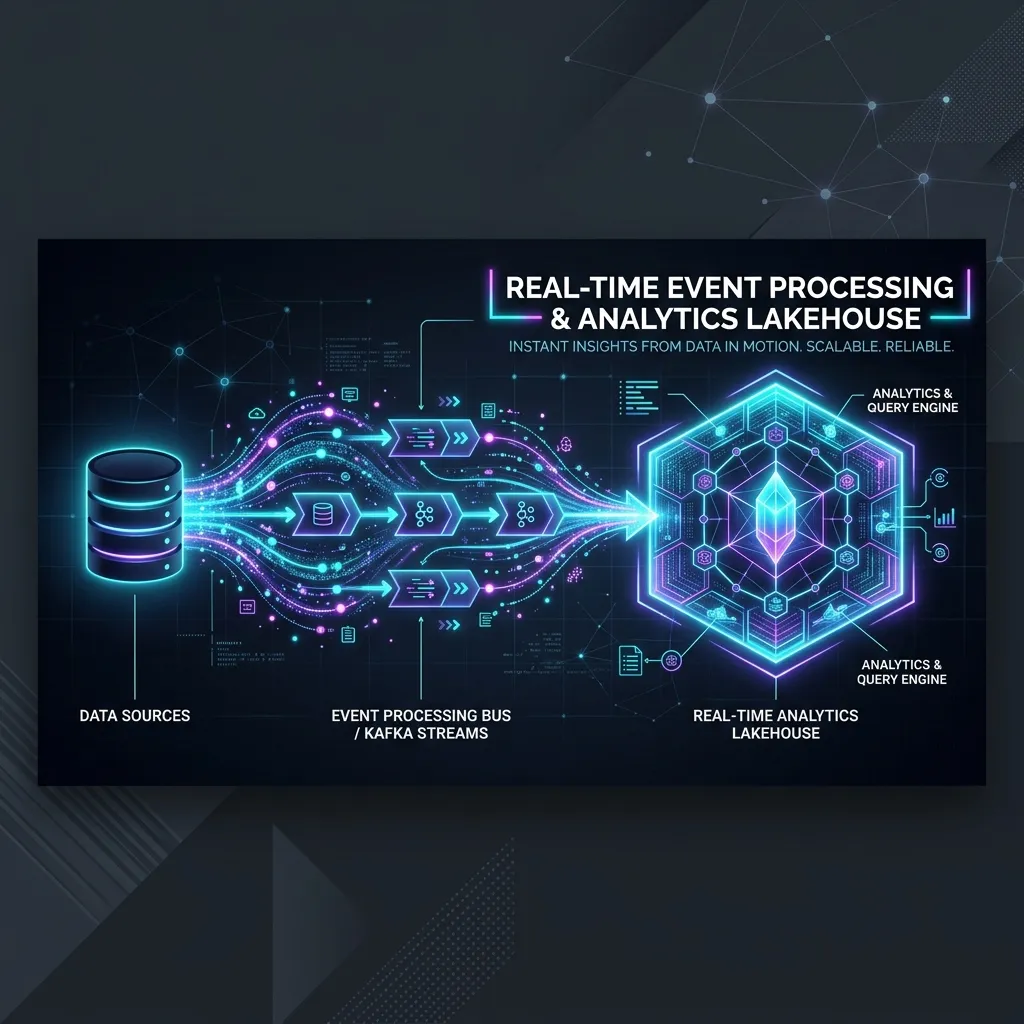 Real-Time Event Processing & Analytics Lakehouse
